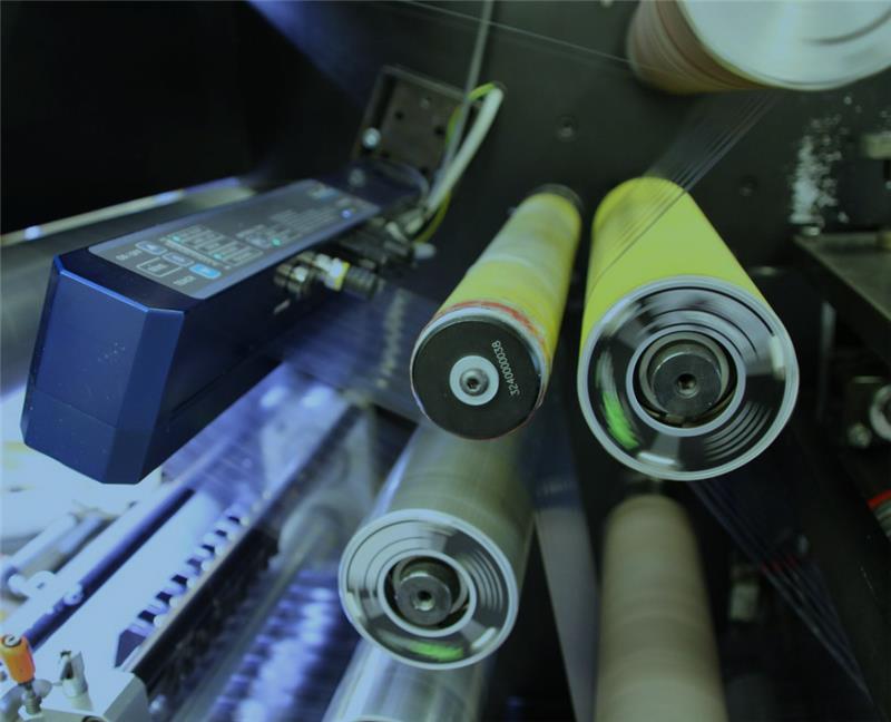 maszyna w drukarni etykiet